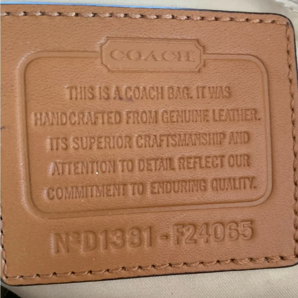 Coach Tri Color Bag